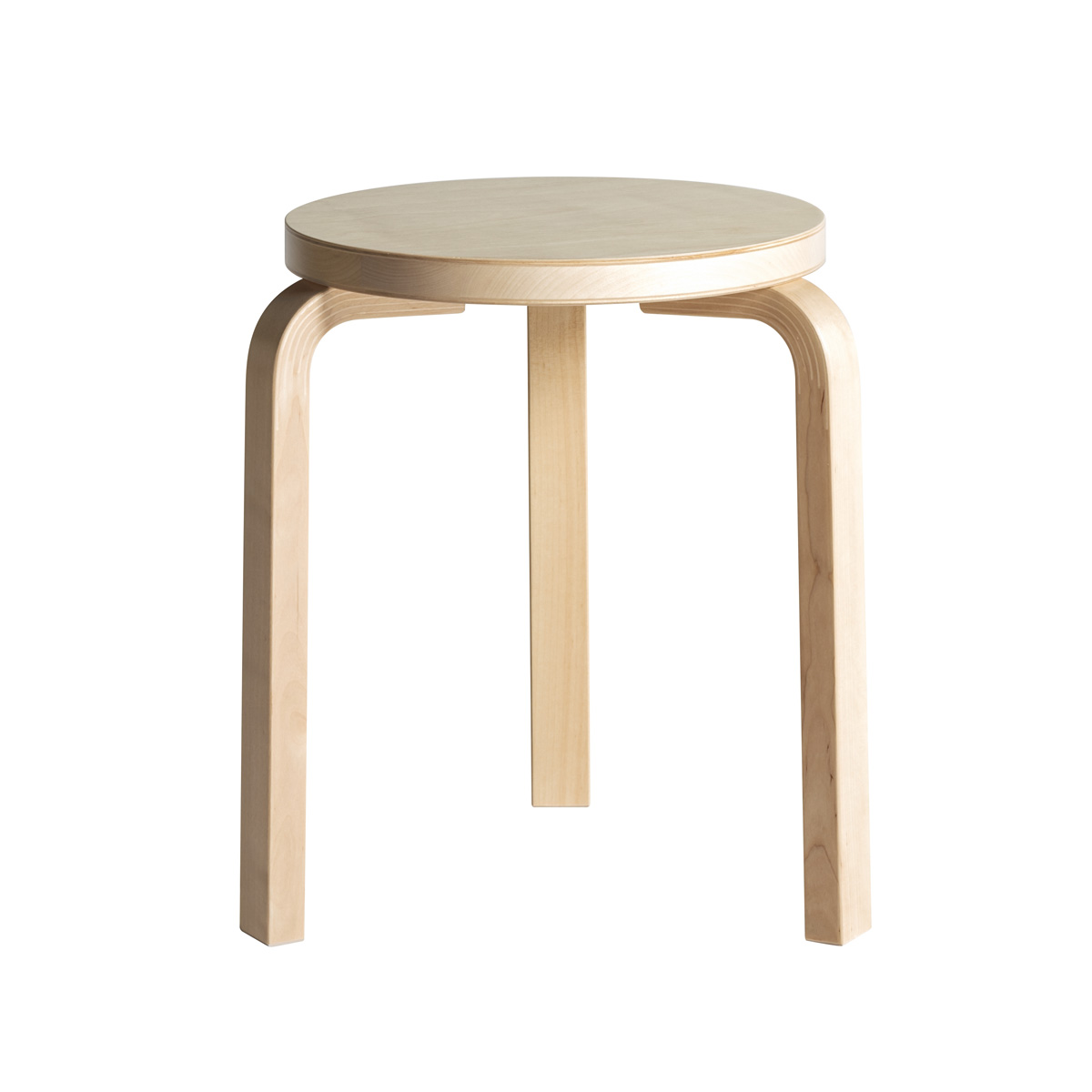 Hocker 60 Artek Birkenfurnier gärtner Büro und Wohnen