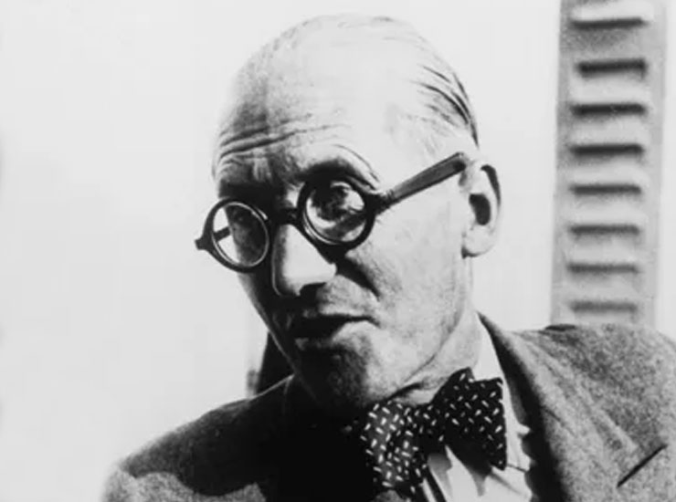 Le Corbusier Porträt von Le Corbusier