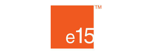 Logo der Möbelmarke e15 Logo von E15