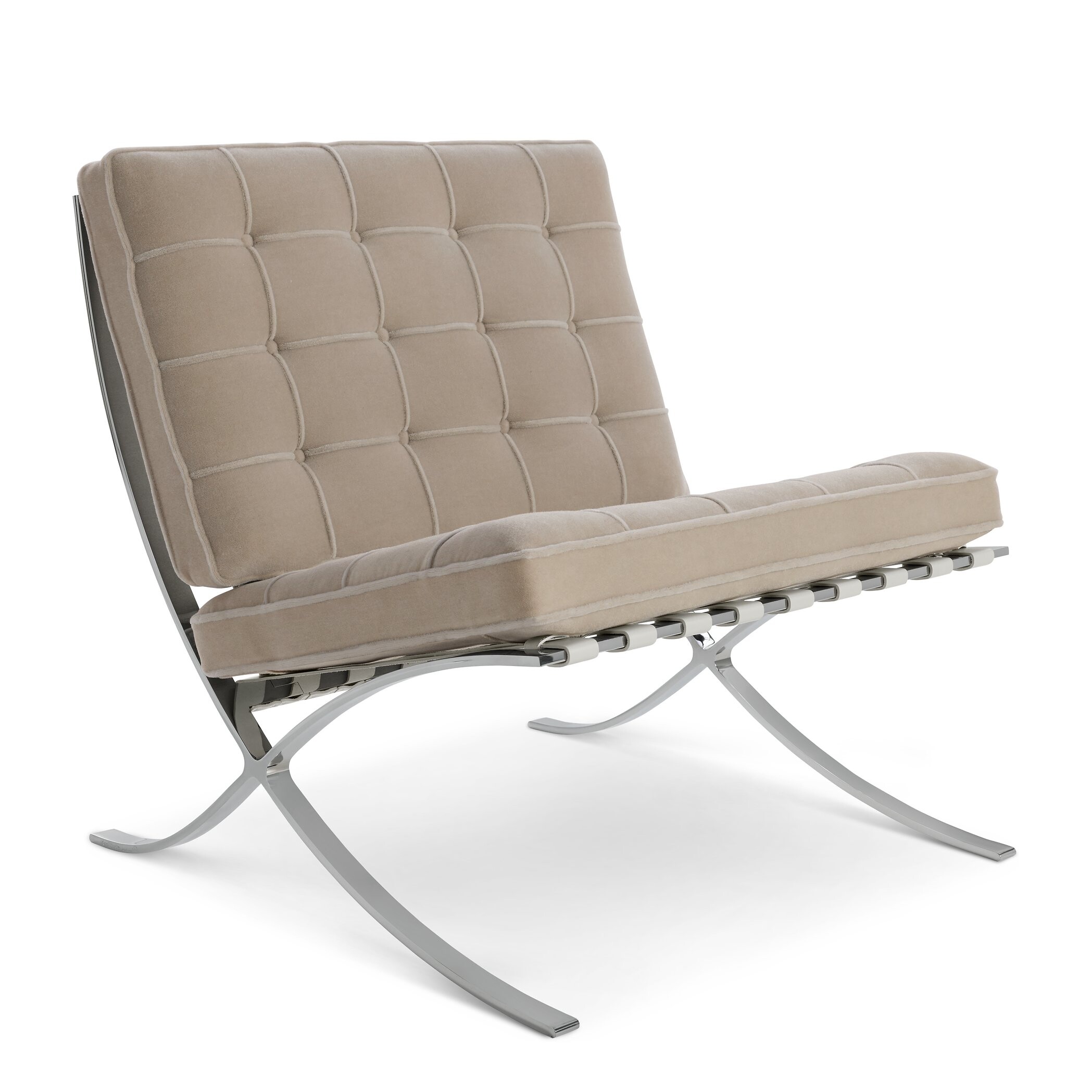 Sessel Barcelona Chair - Samt 