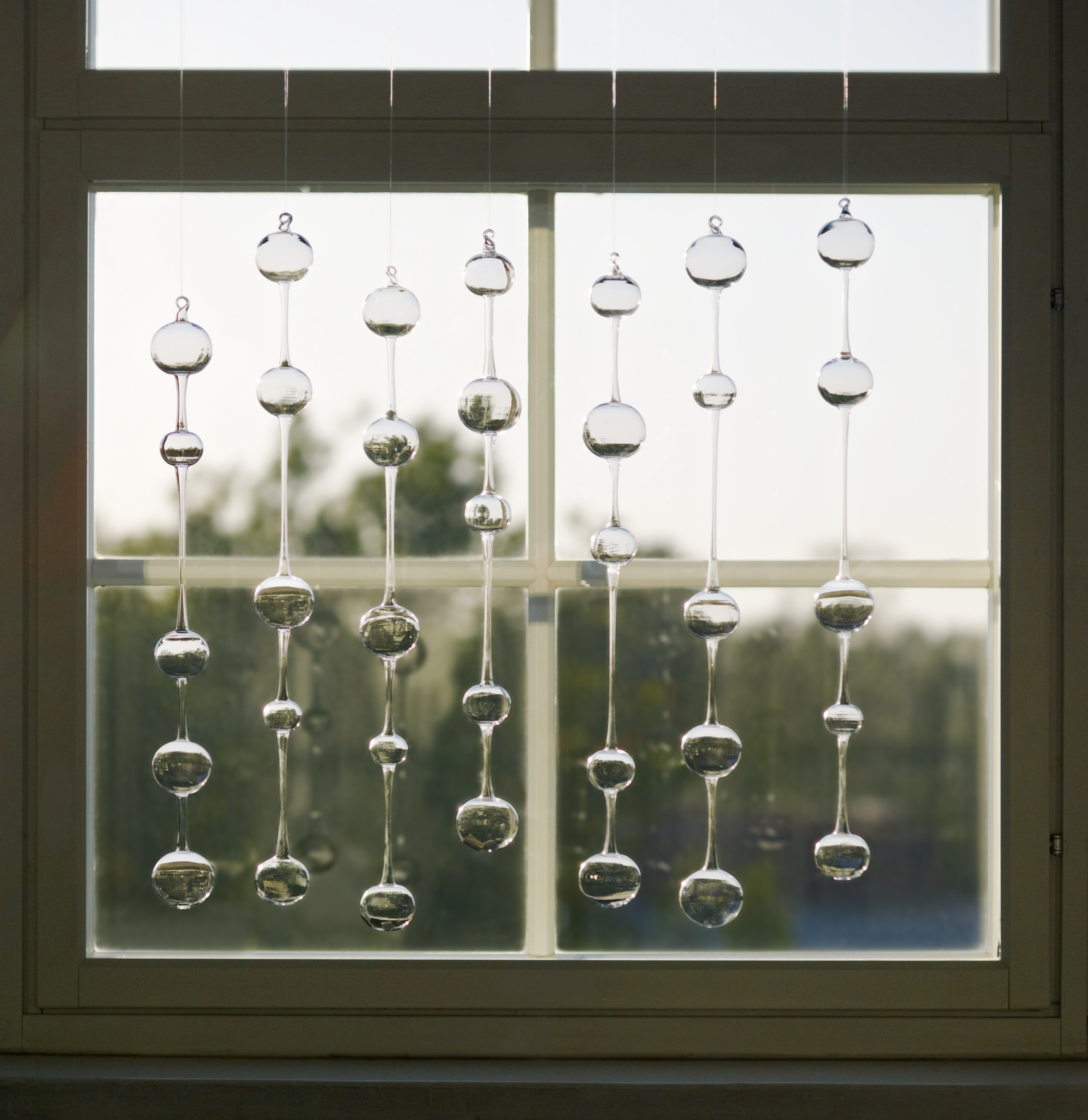 Ateenan Aamu Glasobjekt – Windspiel aus mundgeblasenem Glas von Kaj Franck